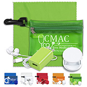Tons-o-Tunes Mobile Tech Auto & Home Accessory Kit w/Pouch